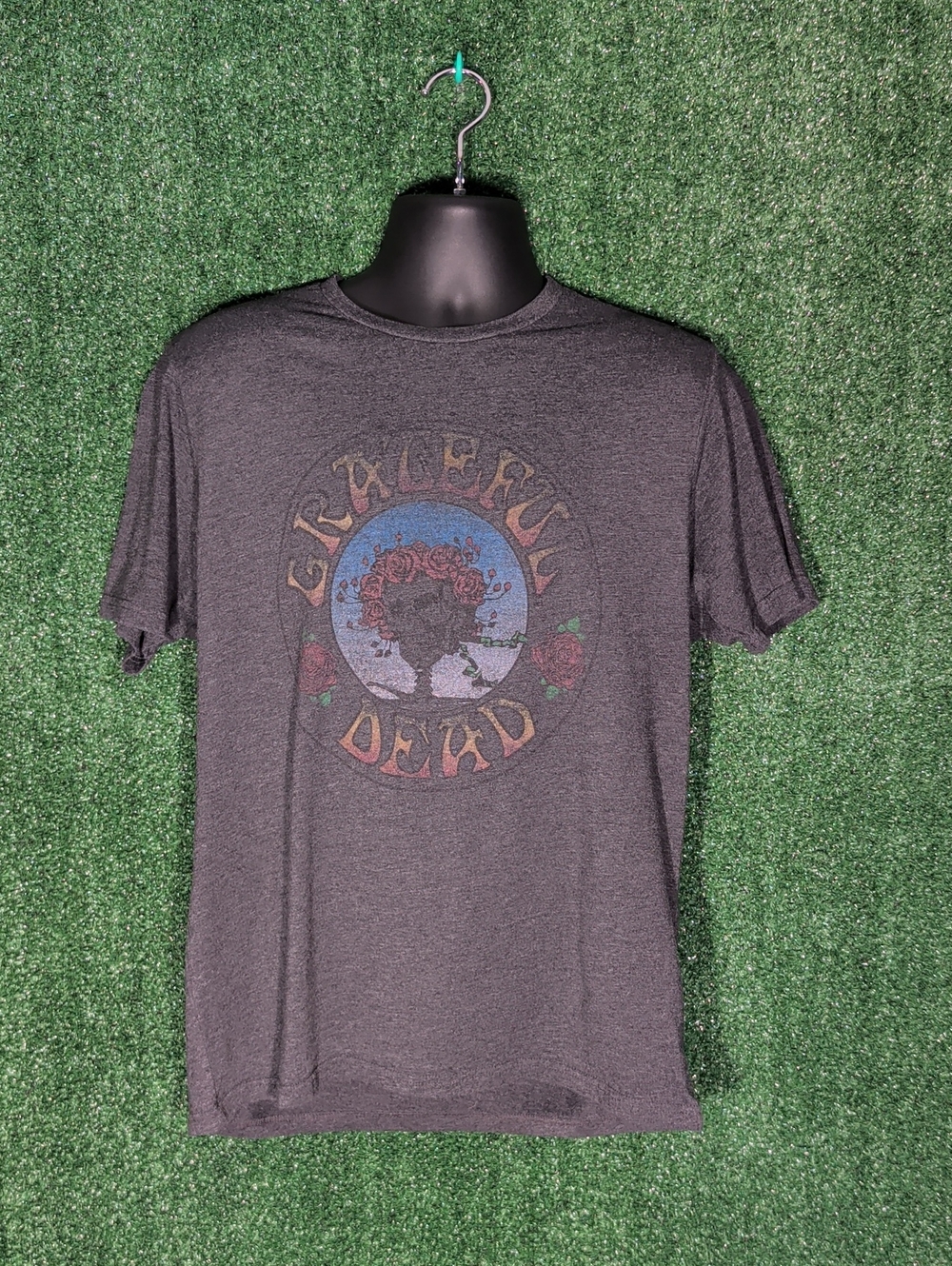 Grateful Dead Black Heather Short-Sleeve Graphic Size XL